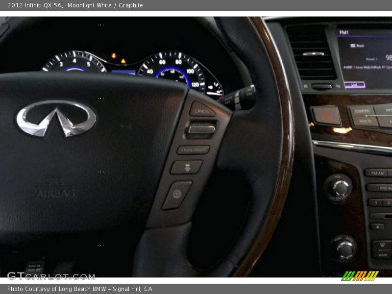 Moonlight White / Graphite 2012 Infiniti QX 56