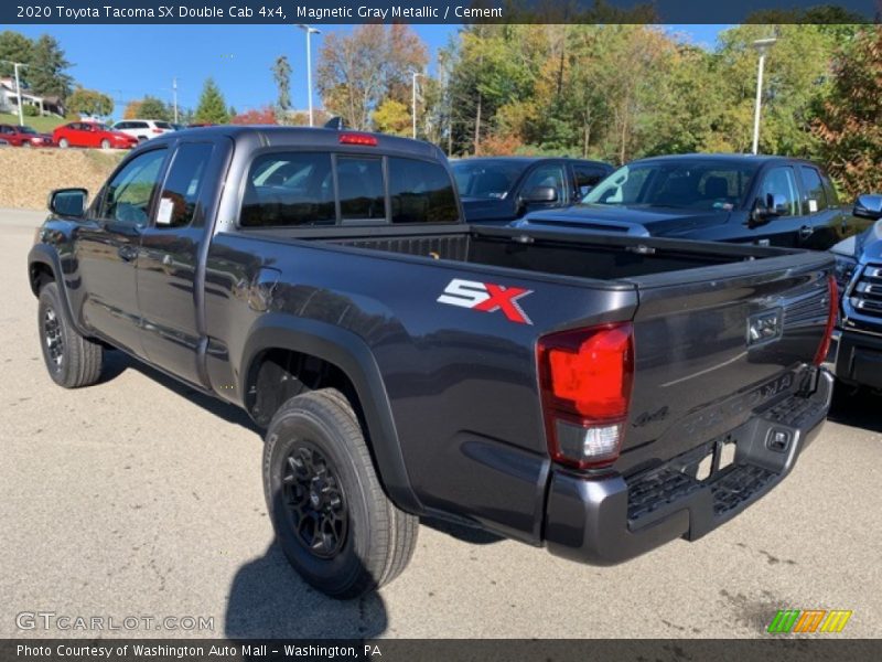 Magnetic Gray Metallic / Cement 2020 Toyota Tacoma SX Double Cab 4x4