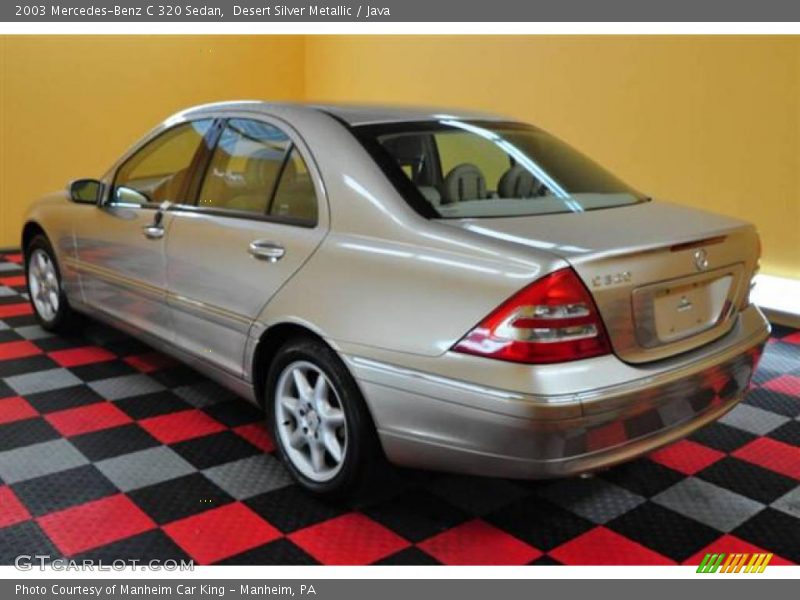 Desert Silver Metallic / Java 2003 Mercedes-Benz C 320 Sedan