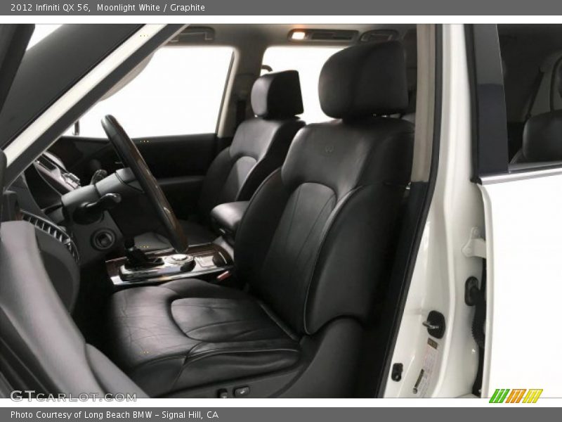 Moonlight White / Graphite 2012 Infiniti QX 56