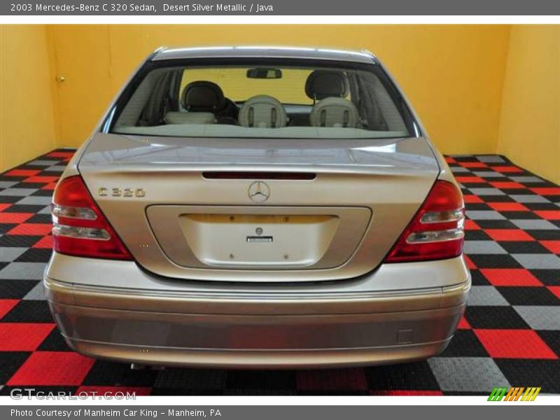 Desert Silver Metallic / Java 2003 Mercedes-Benz C 320 Sedan