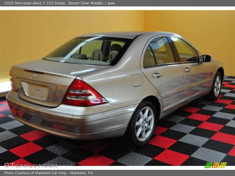 Desert Silver Metallic / Java 2003 Mercedes-Benz C 320 Sedan