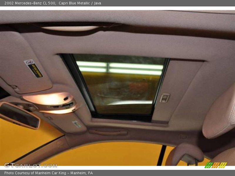 Capri Blue Metallic / Java 2002 Mercedes-Benz CL 500