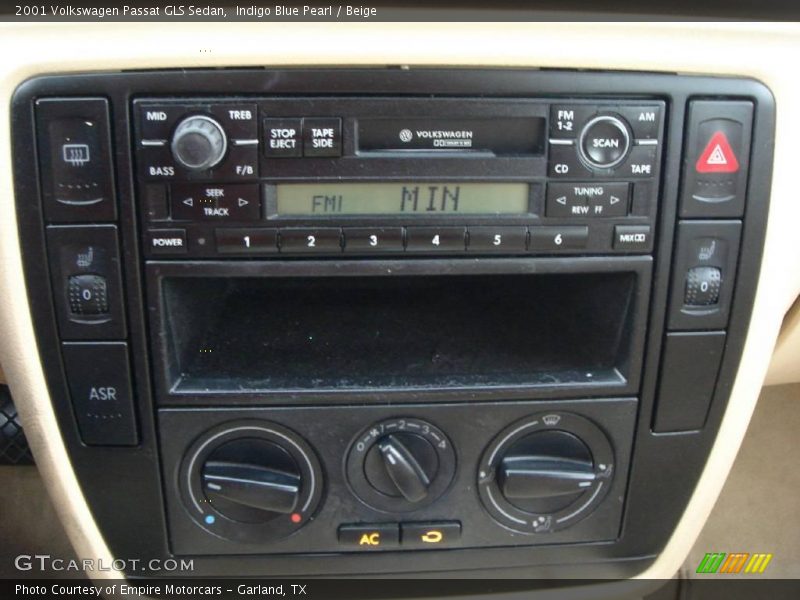 Indigo Blue Pearl / Beige 2001 Volkswagen Passat GLS Sedan