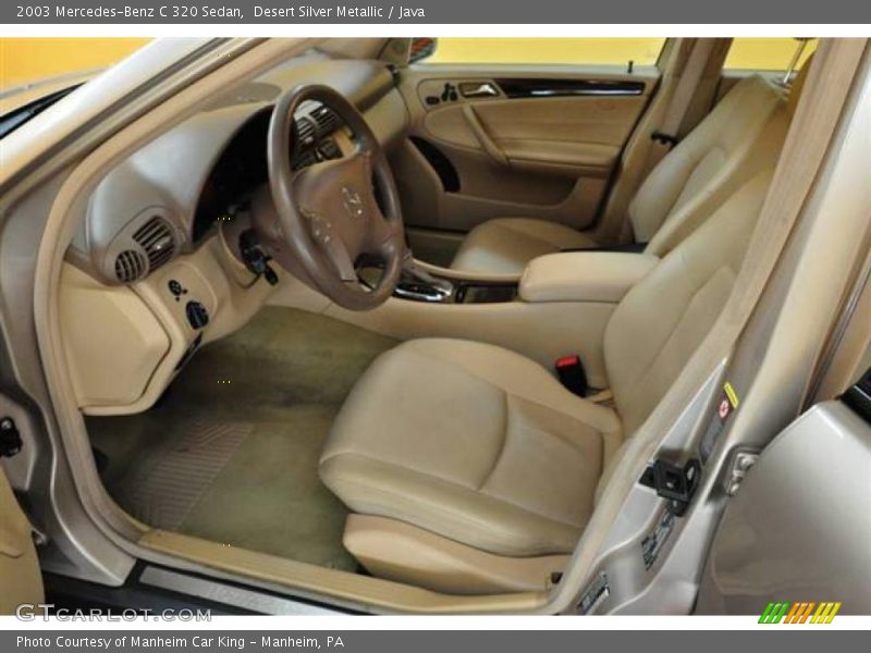 Desert Silver Metallic / Java 2003 Mercedes-Benz C 320 Sedan