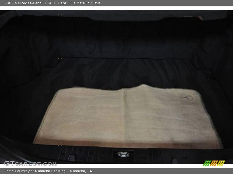 Capri Blue Metallic / Java 2002 Mercedes-Benz CL 500