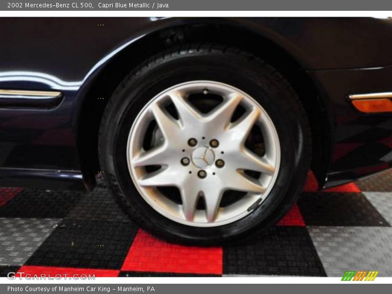 Capri Blue Metallic / Java 2002 Mercedes-Benz CL 500