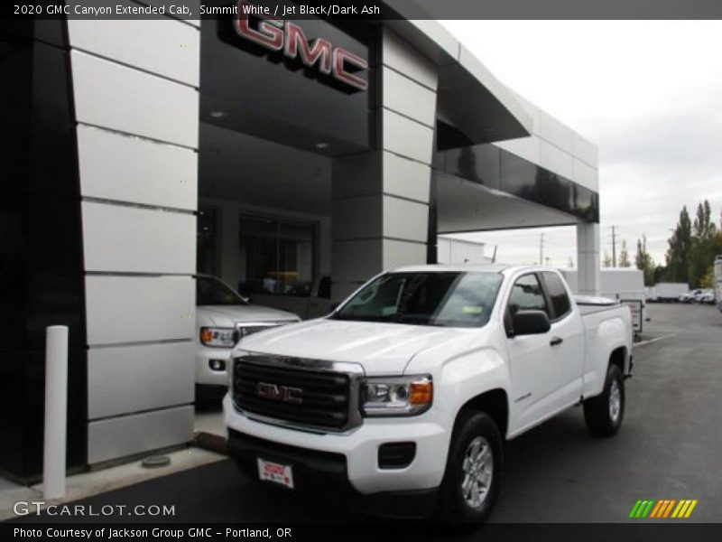 Summit White / Jet Black/Dark Ash 2020 GMC Canyon Extended Cab