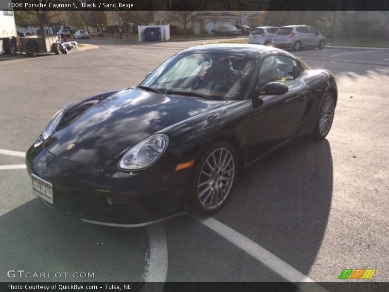 Black / Sand Beige 2006 Porsche Cayman S