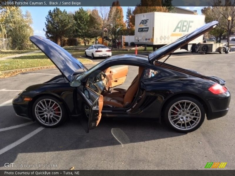 Black / Sand Beige 2006 Porsche Cayman S