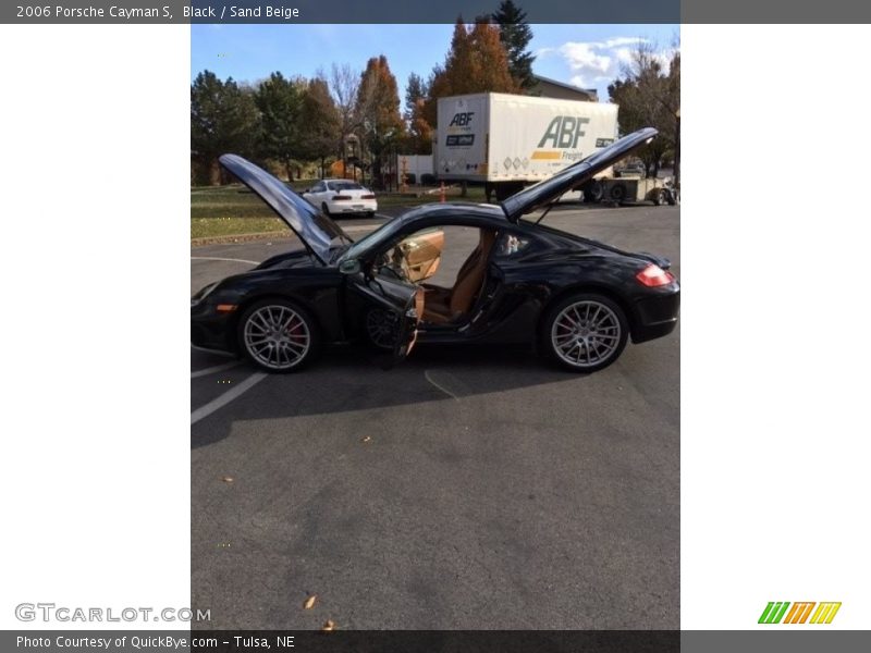 Black / Sand Beige 2006 Porsche Cayman S
