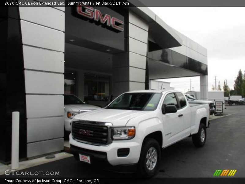 Summit White / Jet Black/Dark Ash 2020 GMC Canyon Extended Cab