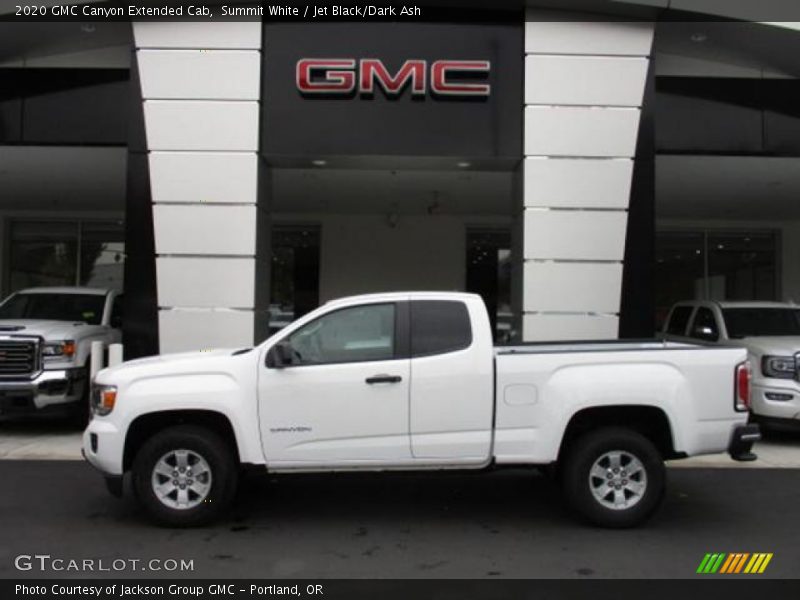 Summit White / Jet Black/Dark Ash 2020 GMC Canyon Extended Cab