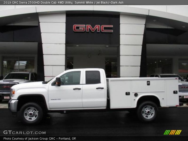Summit White / Jet Black/­Dark Ash 2019 GMC Sierra 2500HD Double Cab 4WD Utility