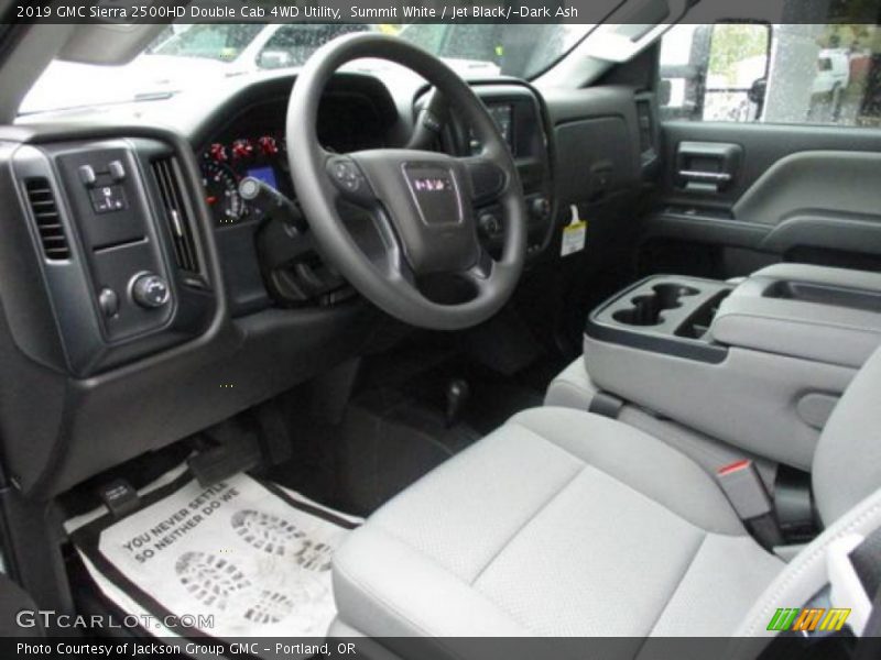 Summit White / Jet Black/­Dark Ash 2019 GMC Sierra 2500HD Double Cab 4WD Utility