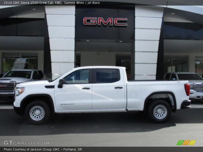 Summit White / Jet Black 2019 GMC Sierra 1500 Crew Cab 4WD