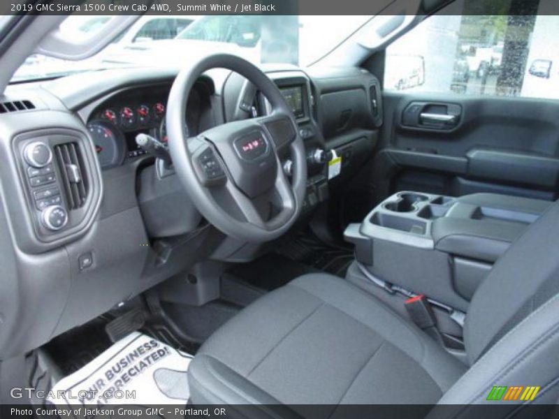  2019 Sierra 1500 Crew Cab 4WD Jet Black Interior