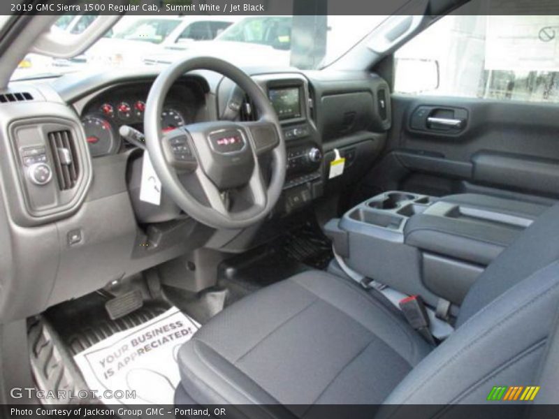Summit White / Jet Black 2019 GMC Sierra 1500 Regular Cab