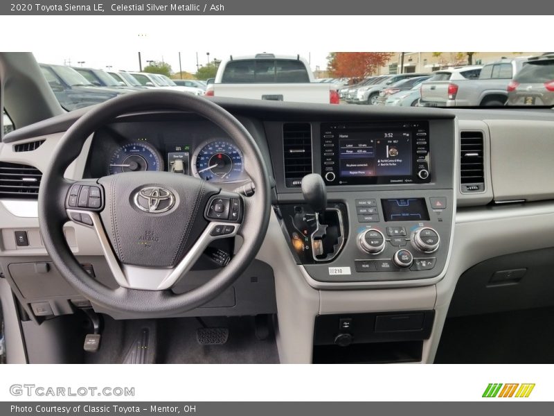 Celestial Silver Metallic / Ash 2020 Toyota Sienna LE