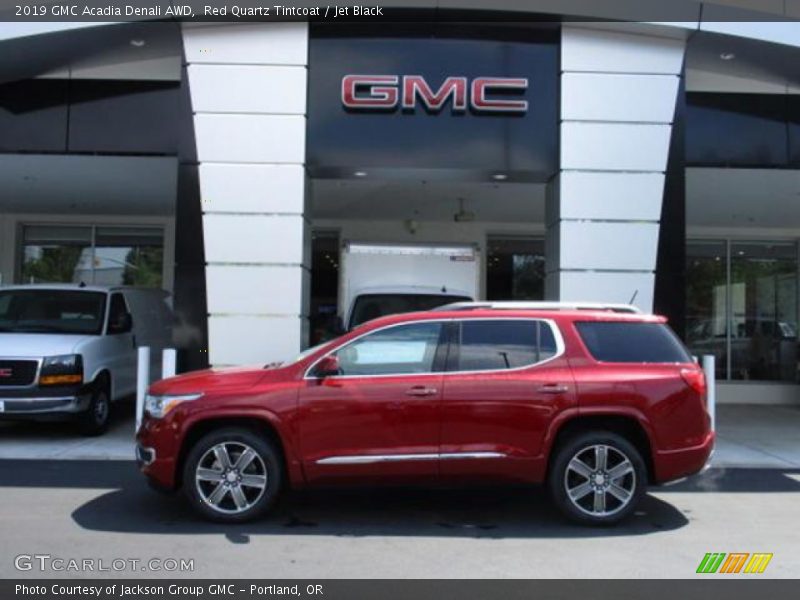 Red Quartz Tintcoat / Jet Black 2019 GMC Acadia Denali AWD