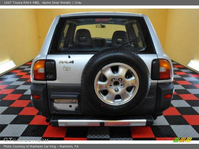 Alpine Silver Metallic / Gray 1997 Toyota RAV4 4WD