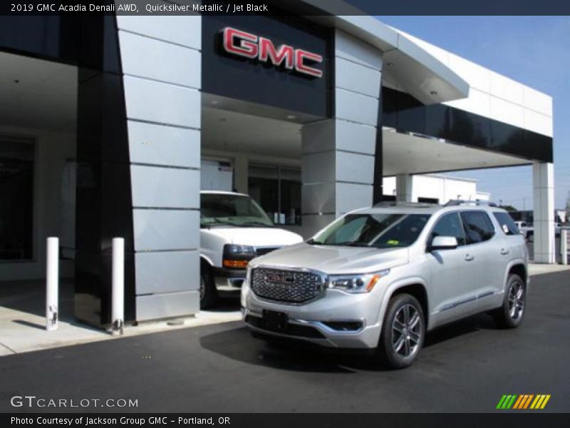 Quicksilver Metallic / Jet Black 2019 GMC Acadia Denali AWD
