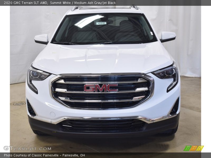 Summit White / Medium Ash Gray/Jet Black 2020 GMC Terrain SLT AWD
