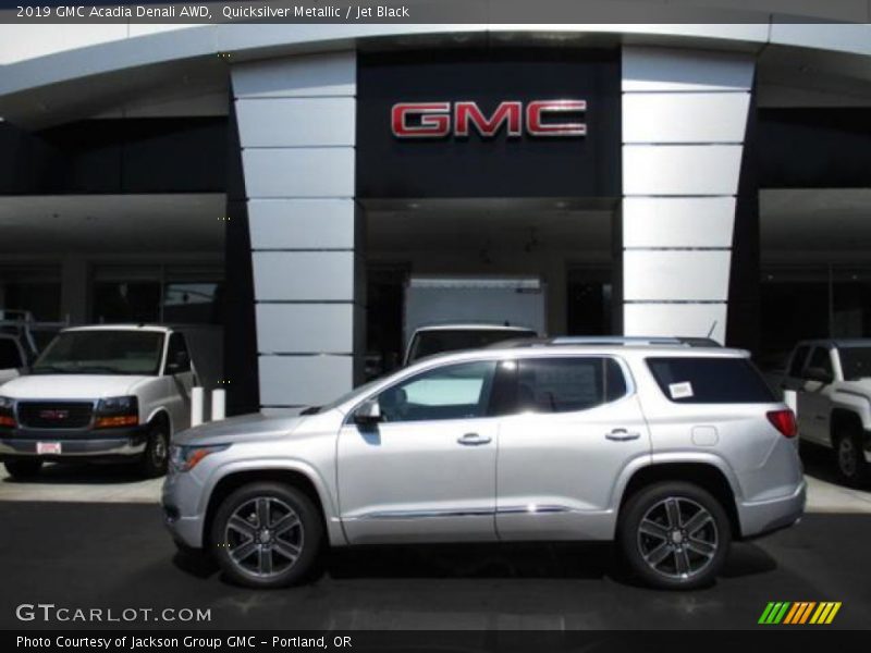 Quicksilver Metallic / Jet Black 2019 GMC Acadia Denali AWD