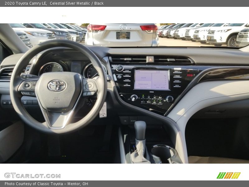 Celestial Silver Metallic / Black 2020 Toyota Camry LE