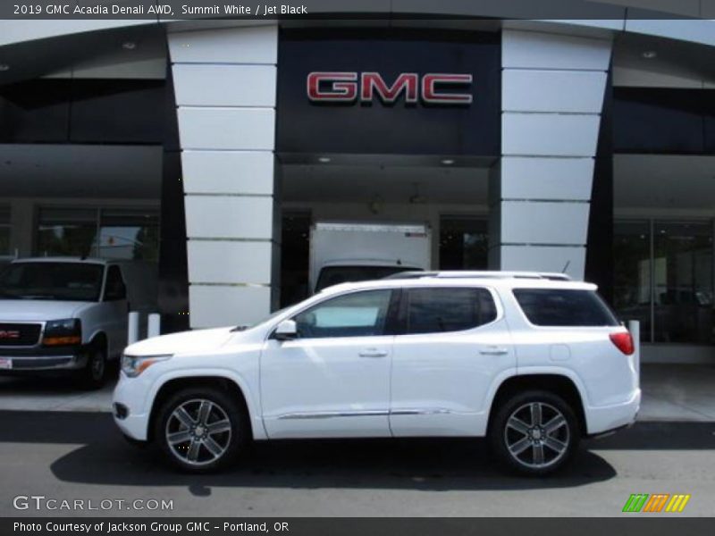 Summit White / Jet Black 2019 GMC Acadia Denali AWD