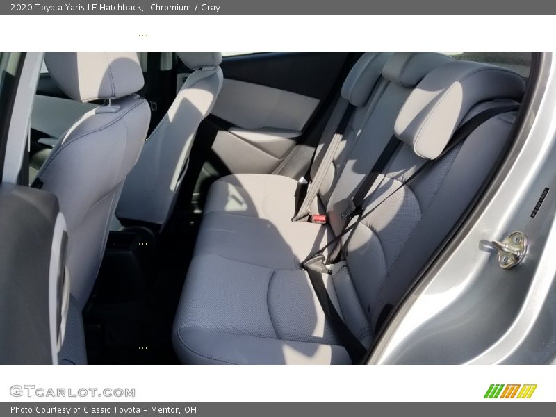 Rear Seat of 2020 Yaris LE Hatchback