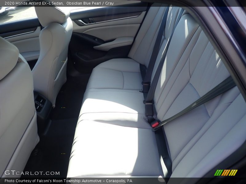Obsidian Blue Pearl / Gray 2020 Honda Accord EX-L Sedan