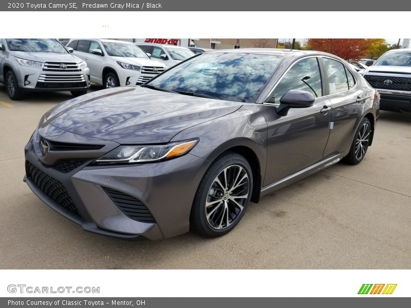 Predawn Gray Mica / Black 2020 Toyota Camry SE