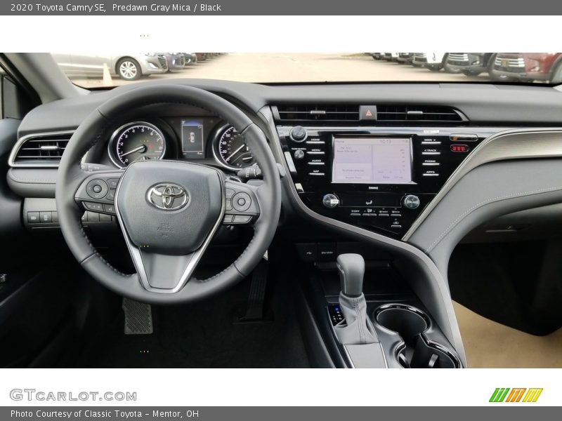 Predawn Gray Mica / Black 2020 Toyota Camry SE
