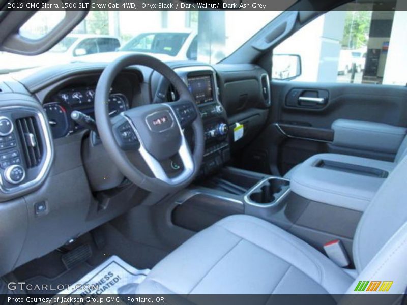 Onyx Black / Dark Walnut/­Dark Ash Grey 2019 GMC Sierra 1500 SLT Crew Cab 4WD