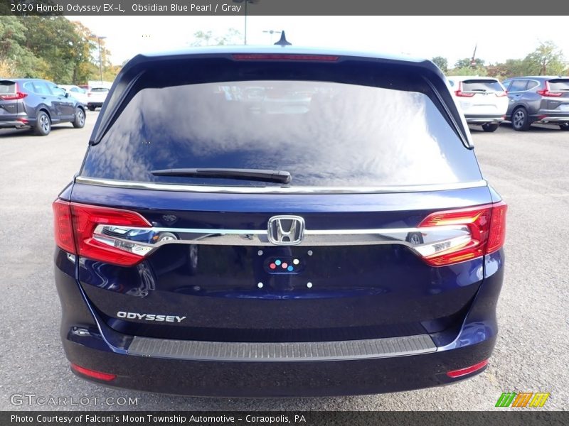 Obsidian Blue Pearl / Gray 2020 Honda Odyssey EX-L