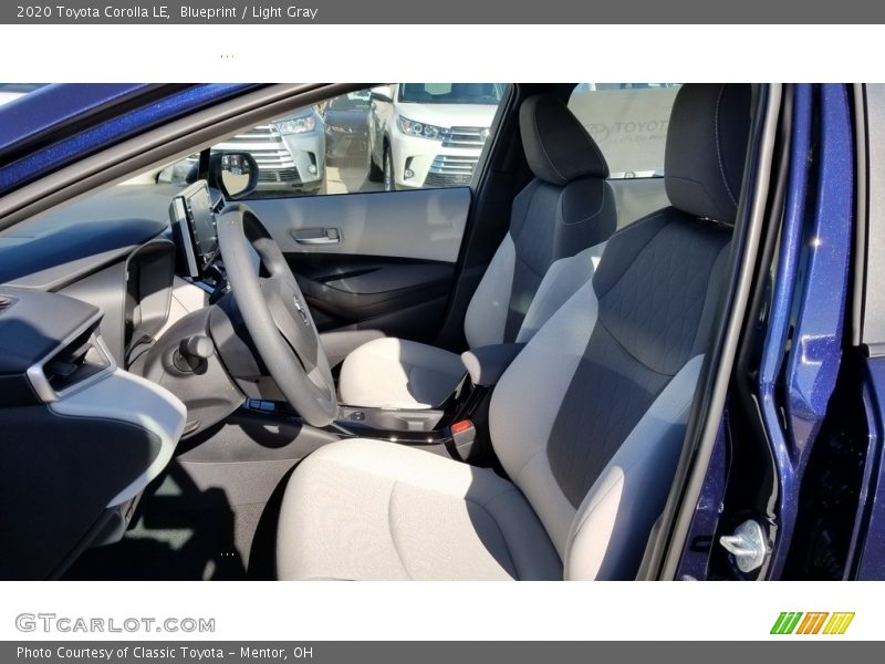 Blueprint / Light Gray 2020 Toyota Corolla LE