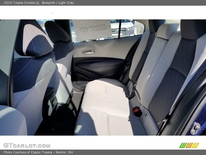 Blueprint / Light Gray 2020 Toyota Corolla LE