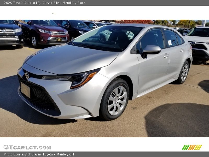 Classic Silver Metallic / Black 2020 Toyota Corolla LE