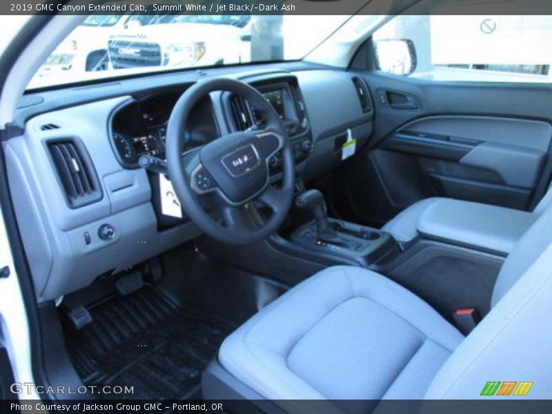Summit White / Jet Black/­Dark Ash 2019 GMC Canyon Extended Cab