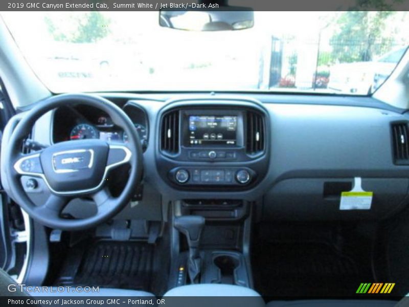 Summit White / Jet Black/­Dark Ash 2019 GMC Canyon Extended Cab