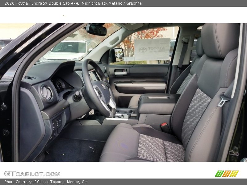  2020 Tundra SX Double Cab 4x4 Graphite Interior