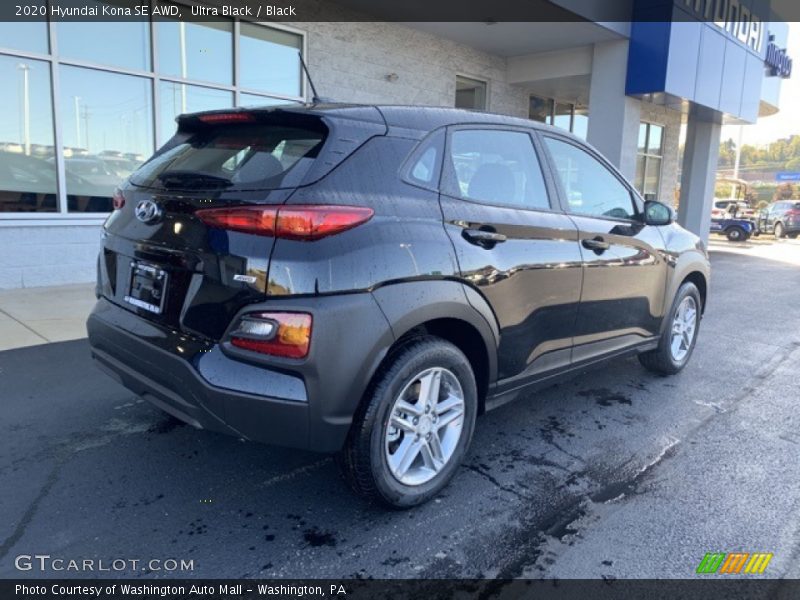 Ultra Black / Black 2020 Hyundai Kona SE AWD