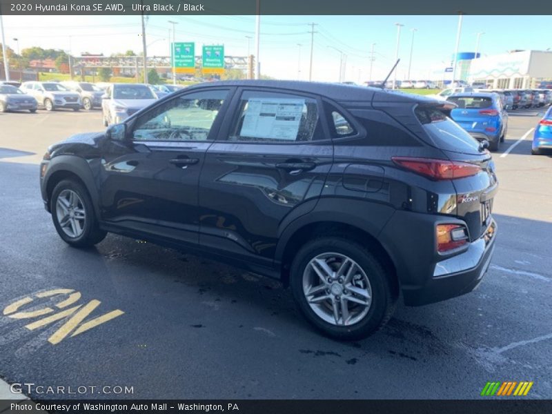 Ultra Black / Black 2020 Hyundai Kona SE AWD