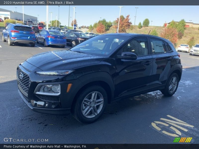 Ultra Black / Black 2020 Hyundai Kona SE AWD