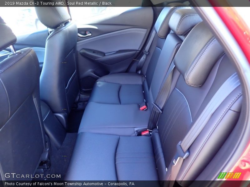 Soul Red Metallic / Black 2019 Mazda CX-3 Touring AWD