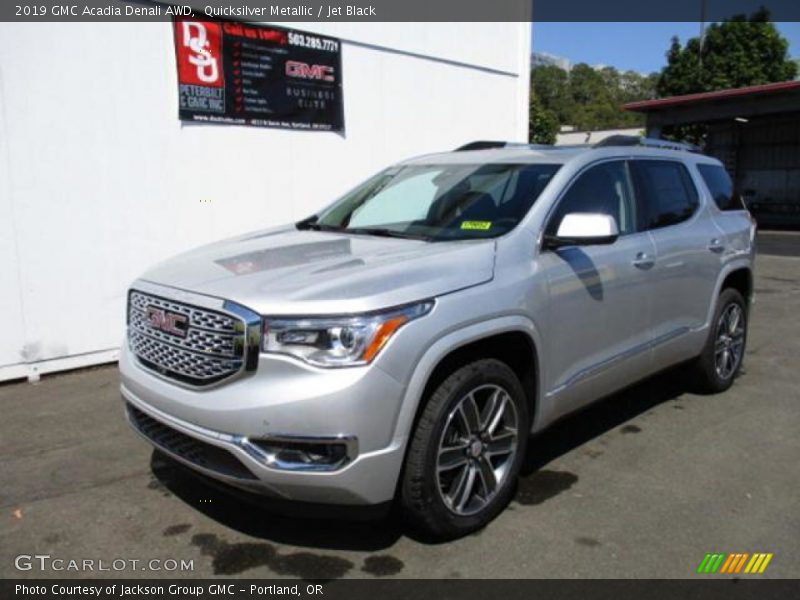 Quicksilver Metallic / Jet Black 2019 GMC Acadia Denali AWD