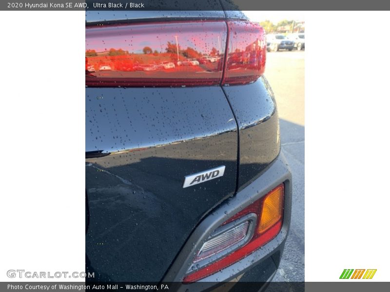Ultra Black / Black 2020 Hyundai Kona SE AWD