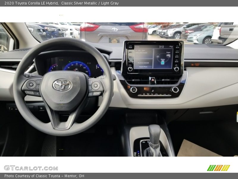 Classic Silver Metallic / Light Gray 2020 Toyota Corolla LE Hybrid