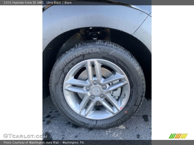 Ultra Black / Black 2020 Hyundai Kona SE AWD